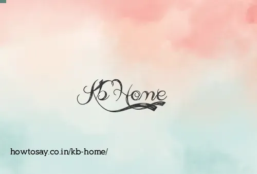 Kb Home