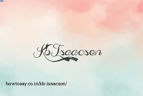 Kb Isaacson