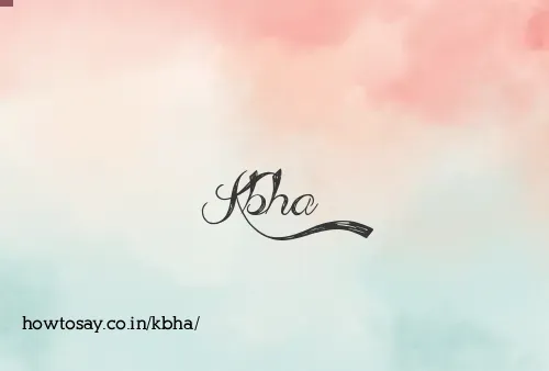 Kbha
