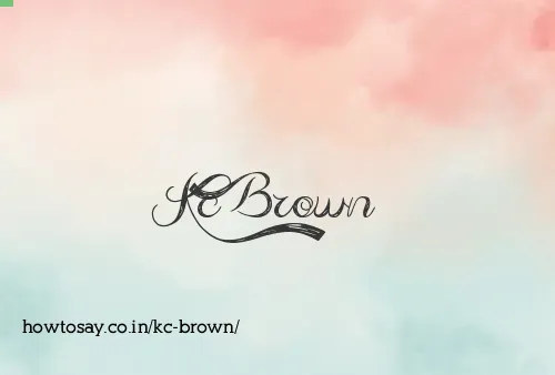 Kc Brown
