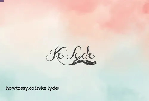 Ke Lyde