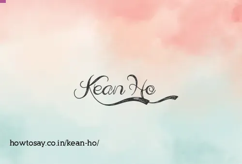 Kean Ho