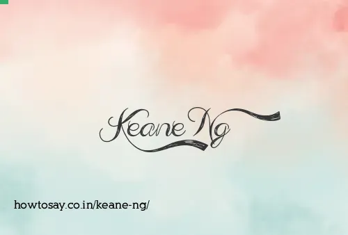 Keane Ng