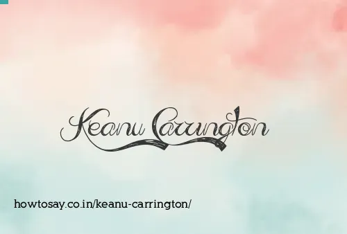 Keanu Carrington
