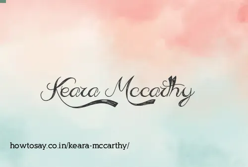 Keara Mccarthy