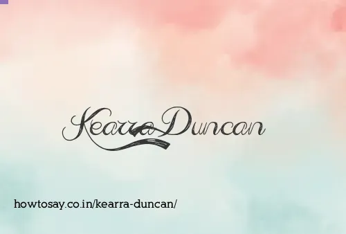 Kearra Duncan