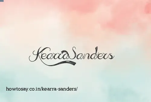 Kearra Sanders
