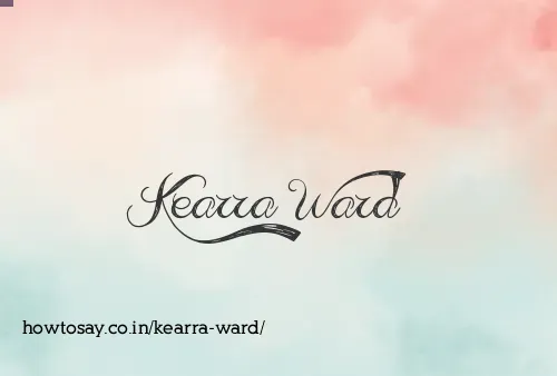 Kearra Ward
