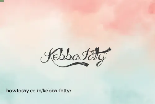 Kebba Fatty