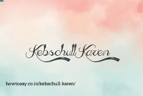 Kebschull Karen