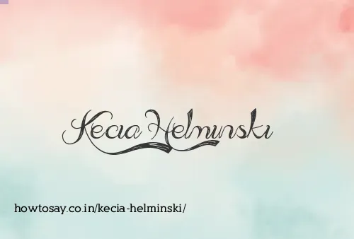 Kecia Helminski
