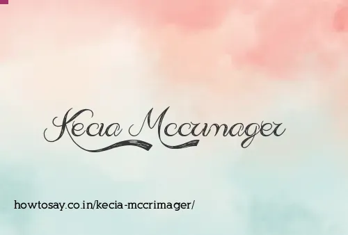Kecia Mccrimager