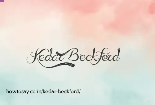 Kedar Beckford