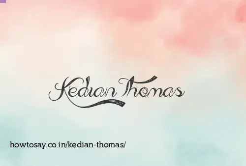 Kedian Thomas