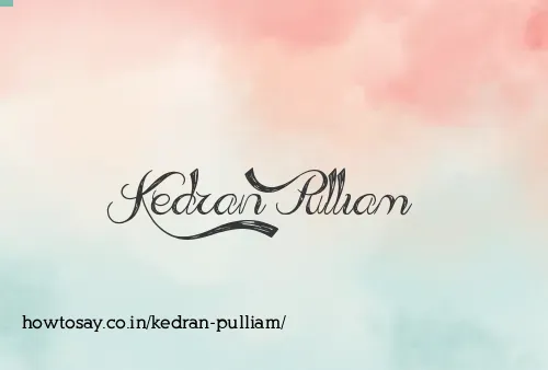 Kedran Pulliam