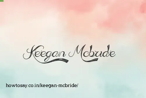 Keegan Mcbride