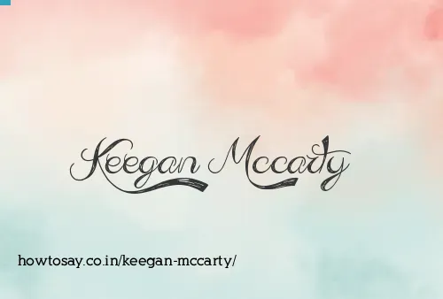 Keegan Mccarty