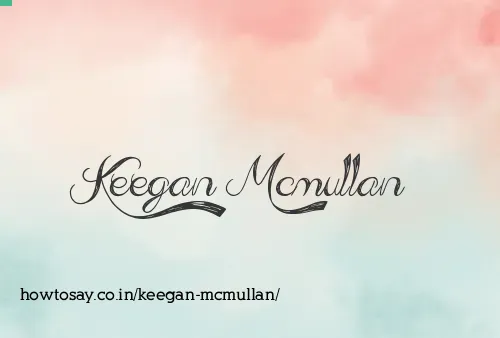 Keegan Mcmullan