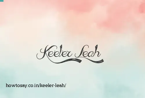 Keeler Leah