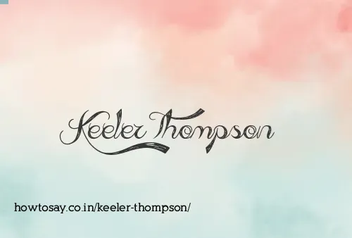 Keeler Thompson