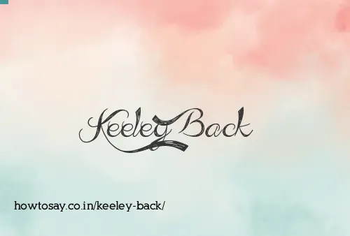 Keeley Back