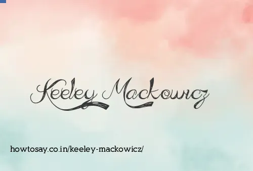 Keeley Mackowicz