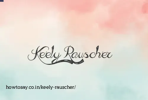 Keely Rauscher