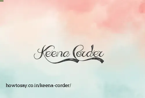 Keena Corder