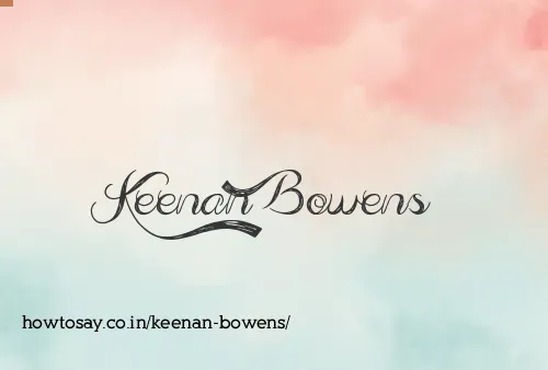 Keenan Bowens