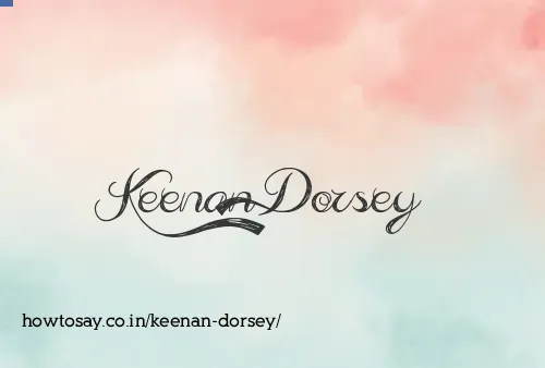 Keenan Dorsey