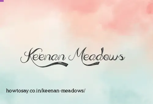 Keenan Meadows