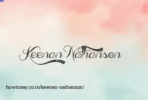 Keenan Nathanson