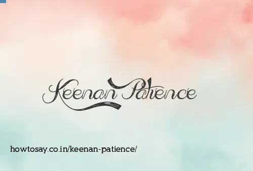 Keenan Patience