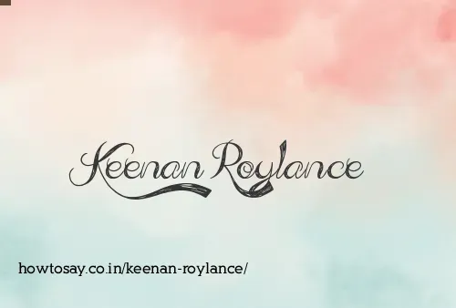 Keenan Roylance