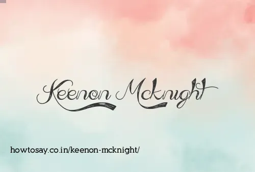 Keenon Mcknight