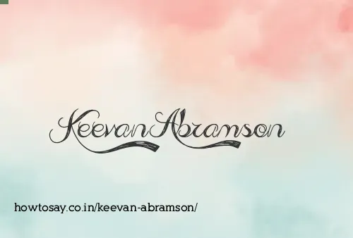 Keevan Abramson
