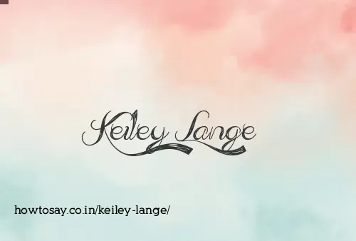 Keiley Lange
