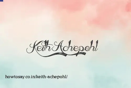 Keith Achepohl