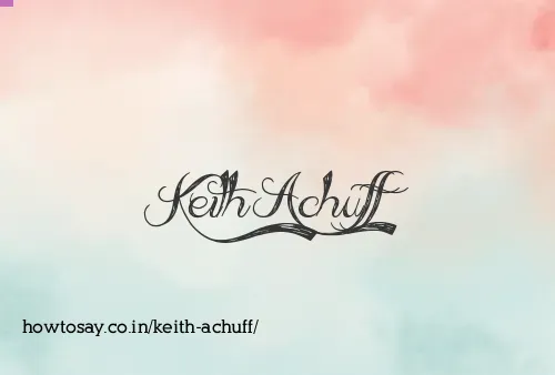 Keith Achuff