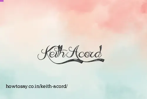 Keith Acord