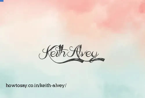 Keith Alvey