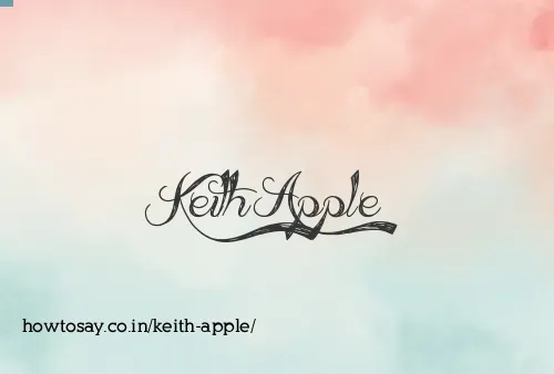 Keith Apple