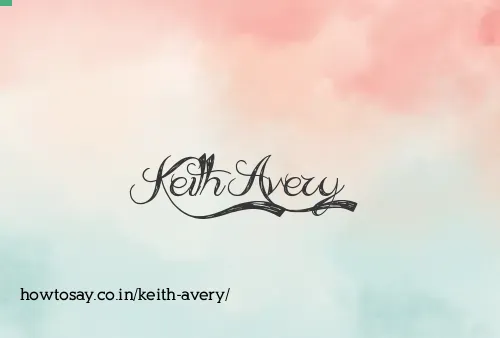 Keith Avery