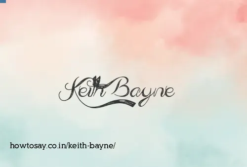 Keith Bayne