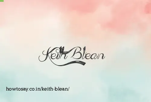 Keith Blean