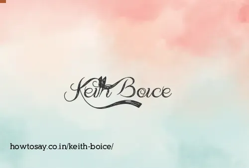 Keith Boice
