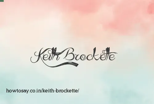 Keith Brockette
