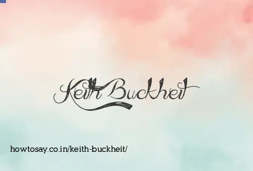 Keith Buckheit