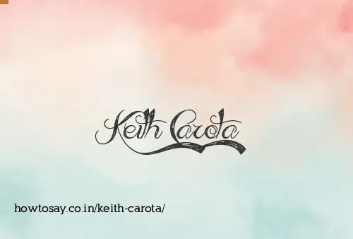 Keith Carota