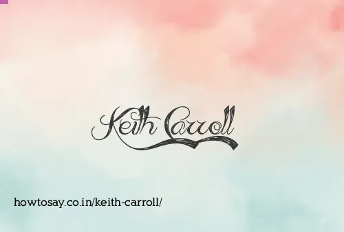 Keith Carroll